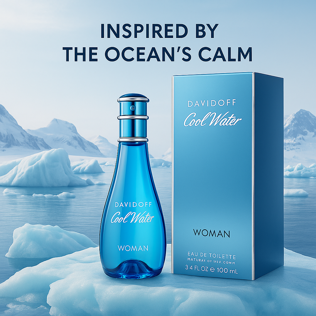 Mystic Water by Davidoff – Fresh Floral Scent for Her (100ml)