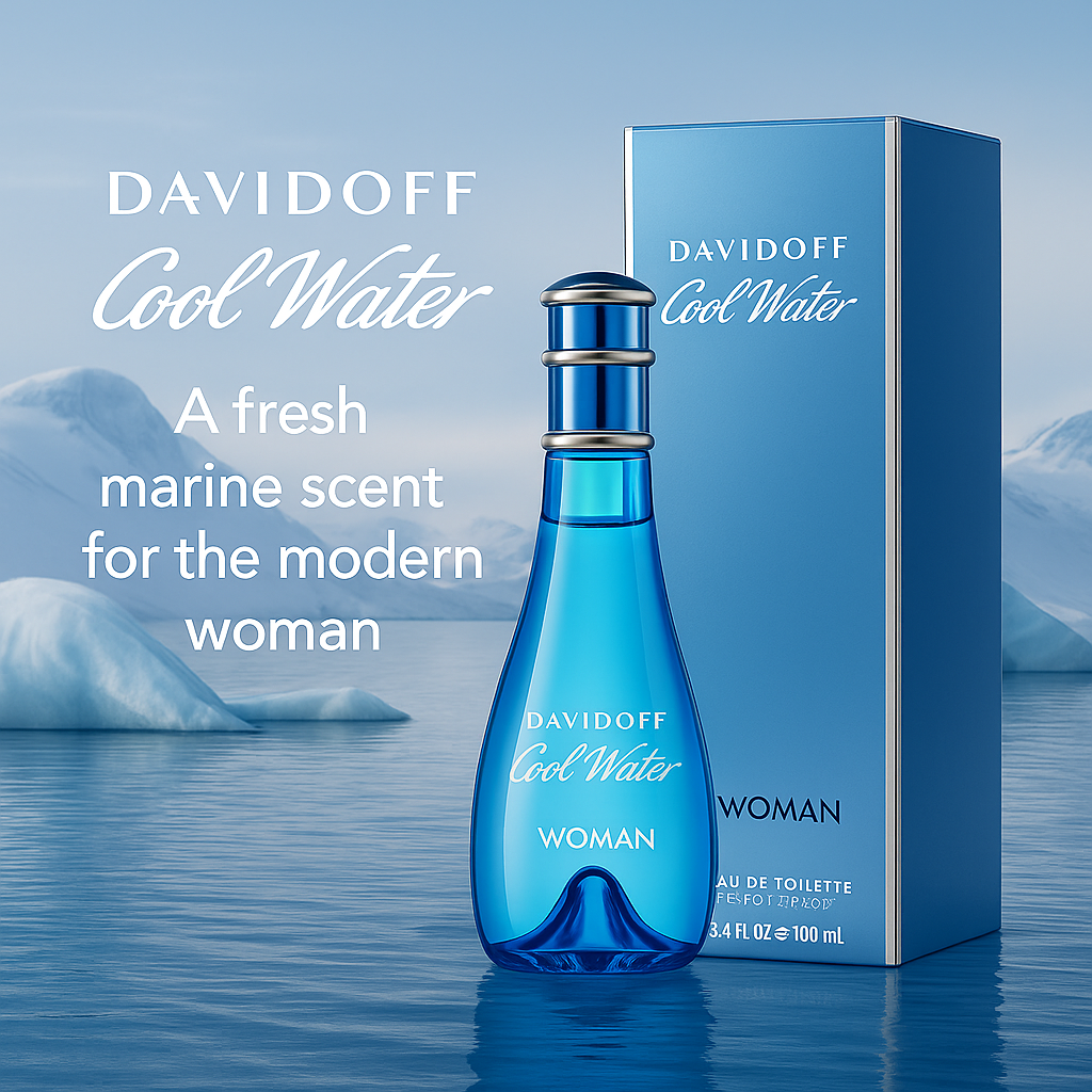 Mystic Water by Davidoff – Fresh Floral Scent for Her (100ml)