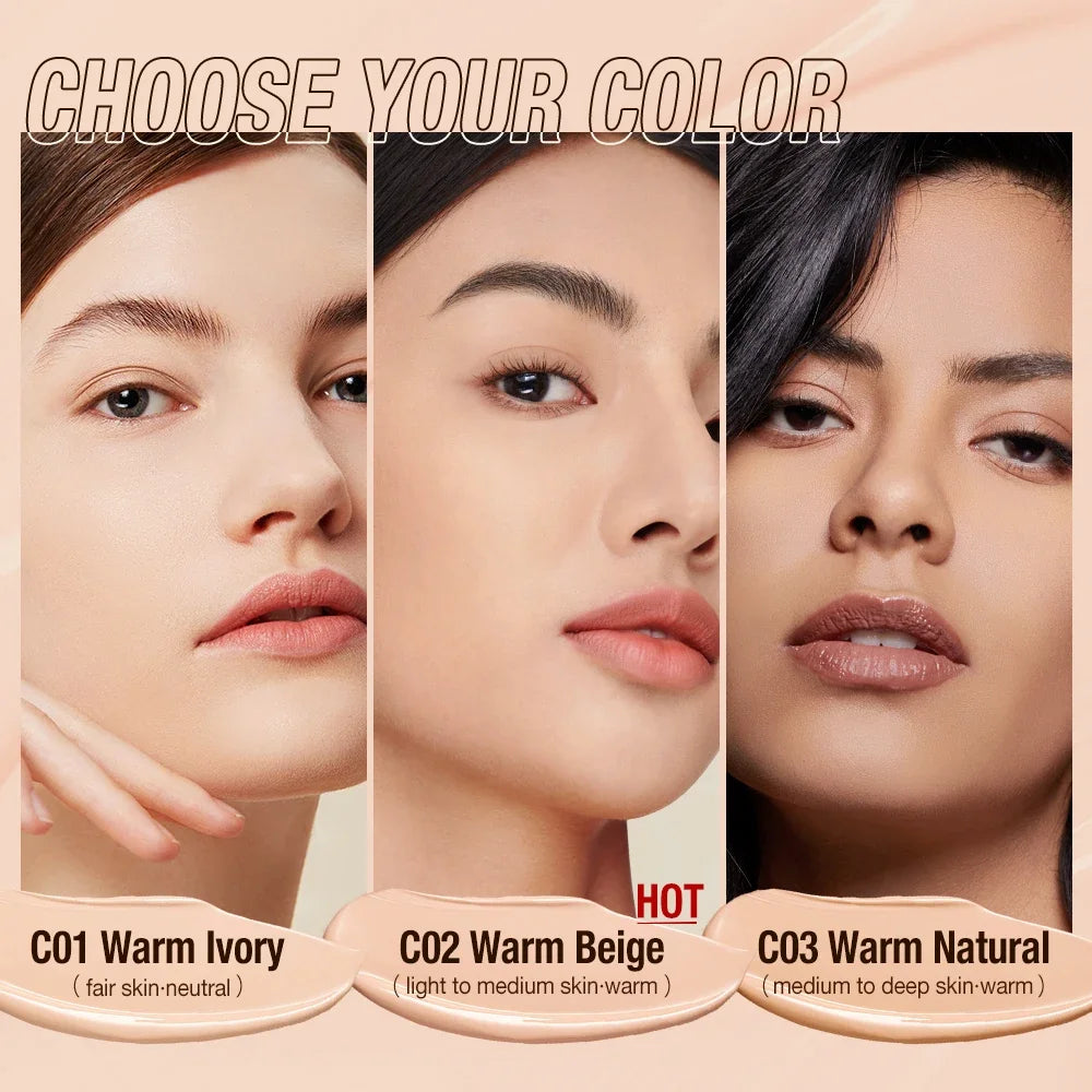 O.TWO.O Liquid Foundation 30ml – High Coverage, Long-Lasting, Waterproof Face Makeup with SPF30 & Professional Finish