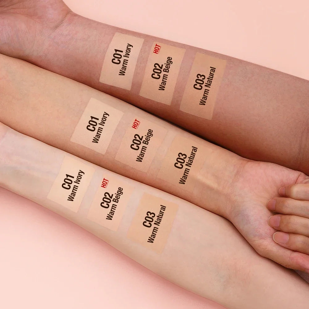 O.TWO.O Liquid Foundation 30ml – High Coverage, Long-Lasting, Waterproof Face Makeup with SPF30 & Professional Finish